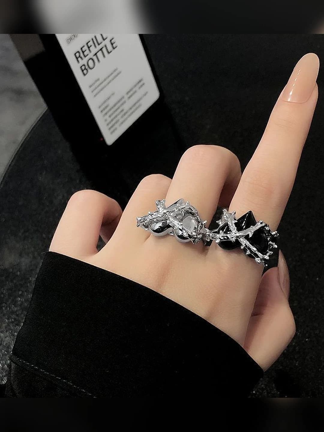 Black + Silver
