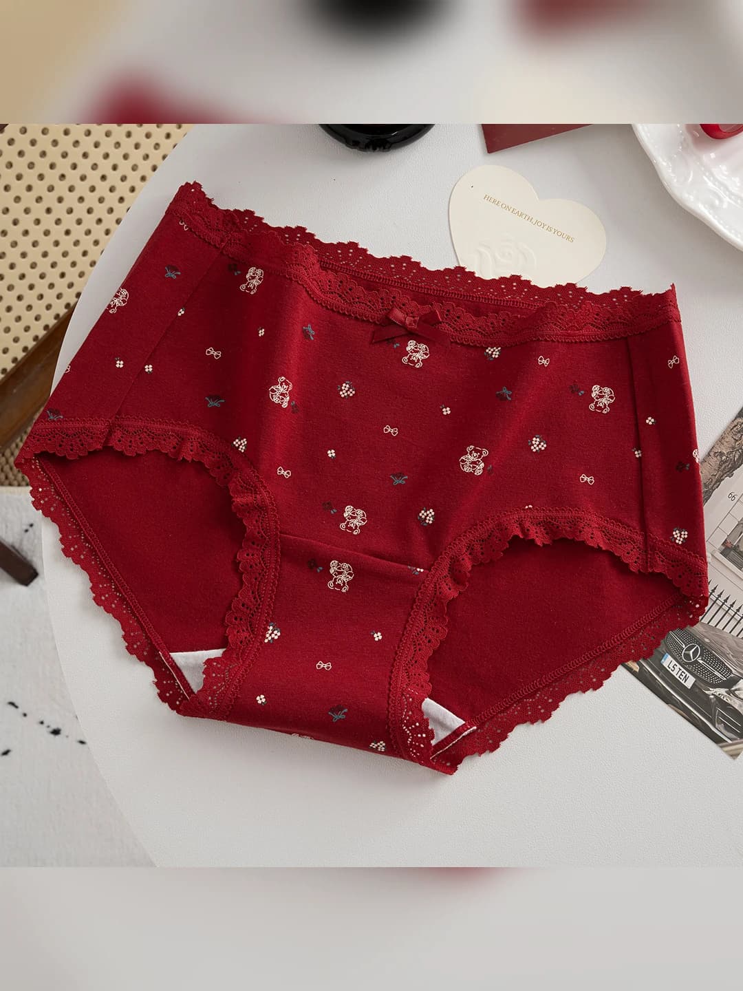 Wine-stained Red