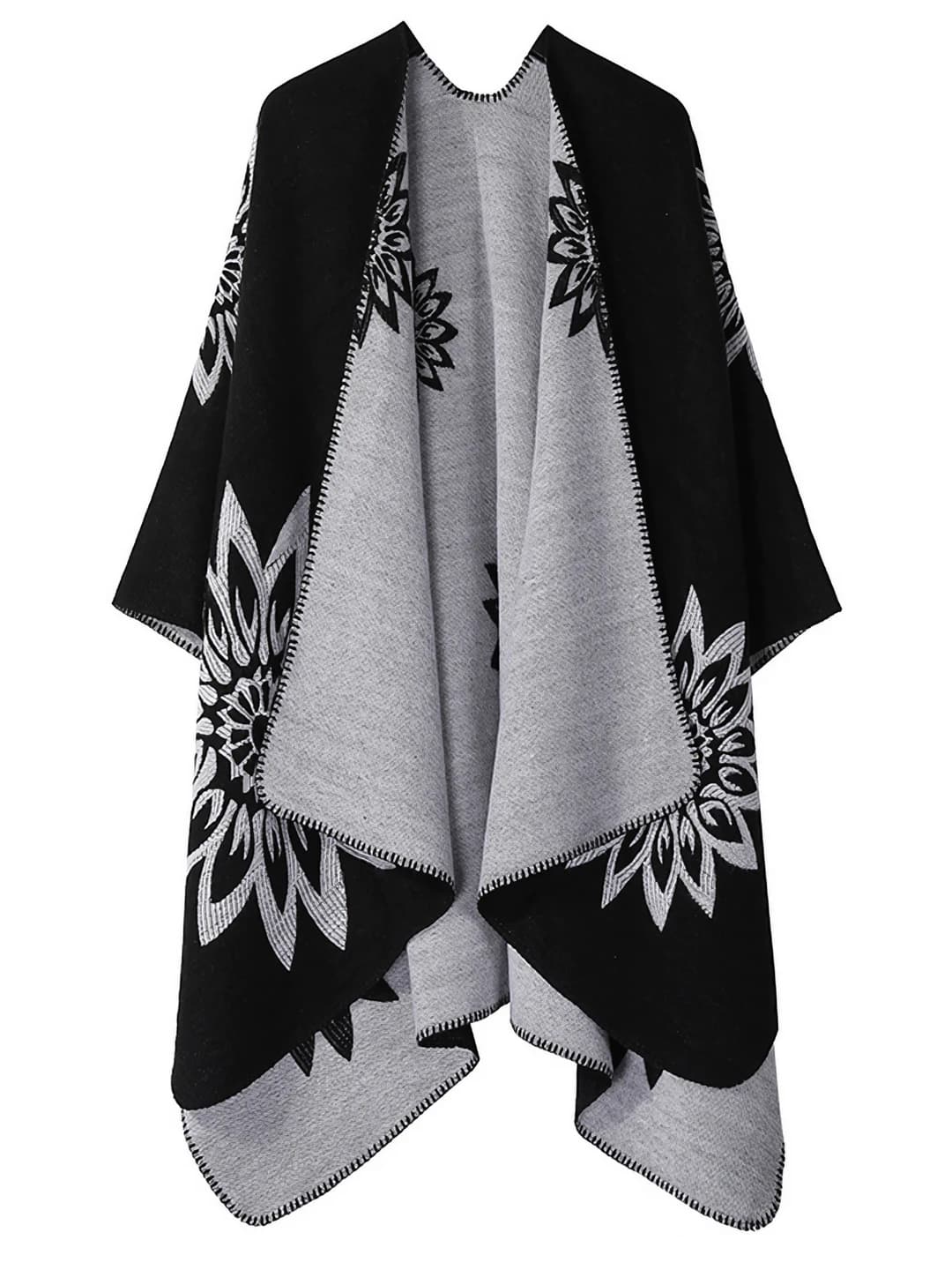 Sunflower - black-light grey reversible
