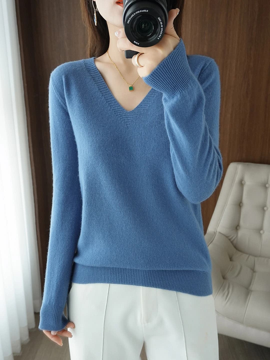 Hazy blue