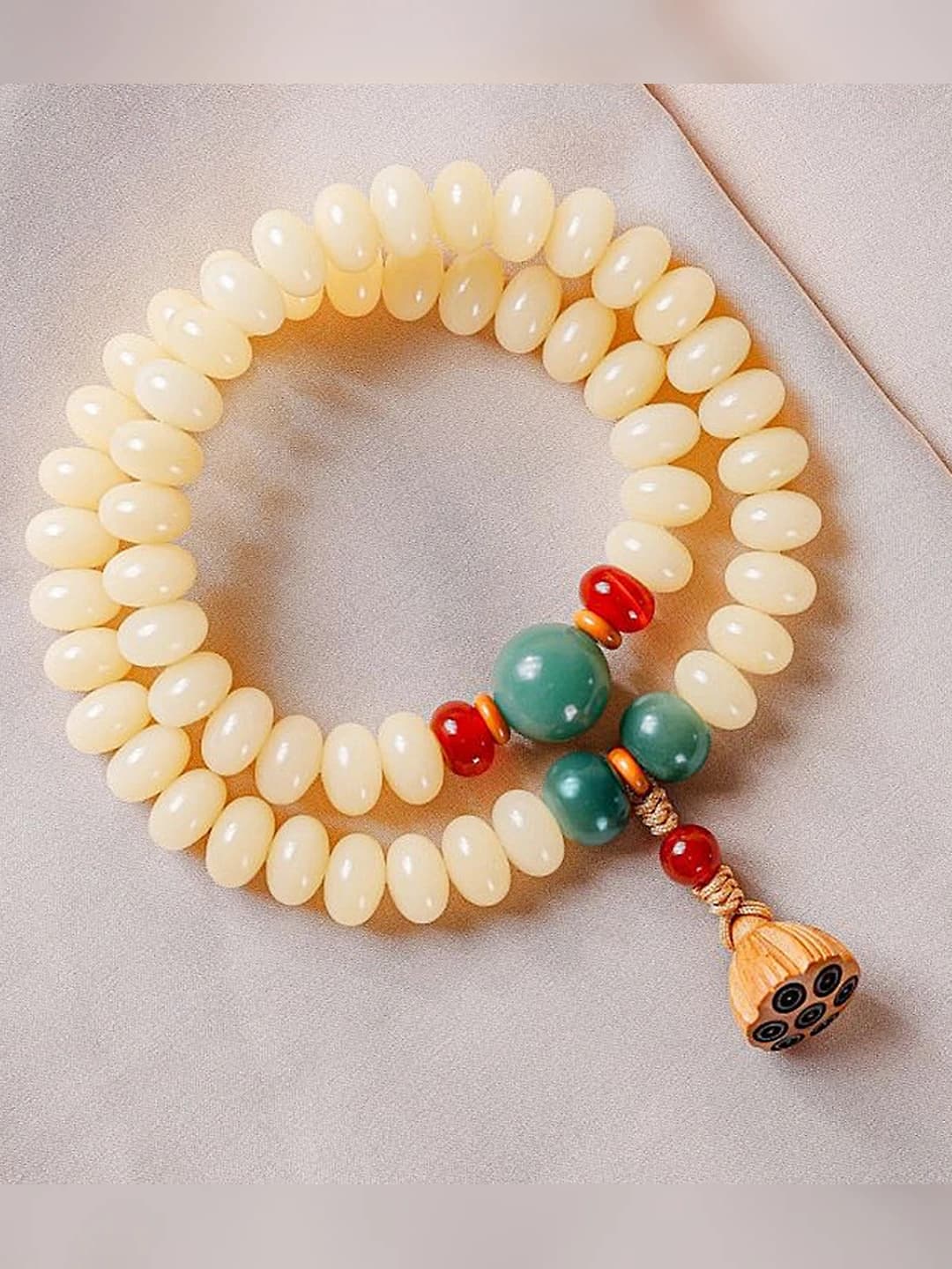 Jade-like material double loop
