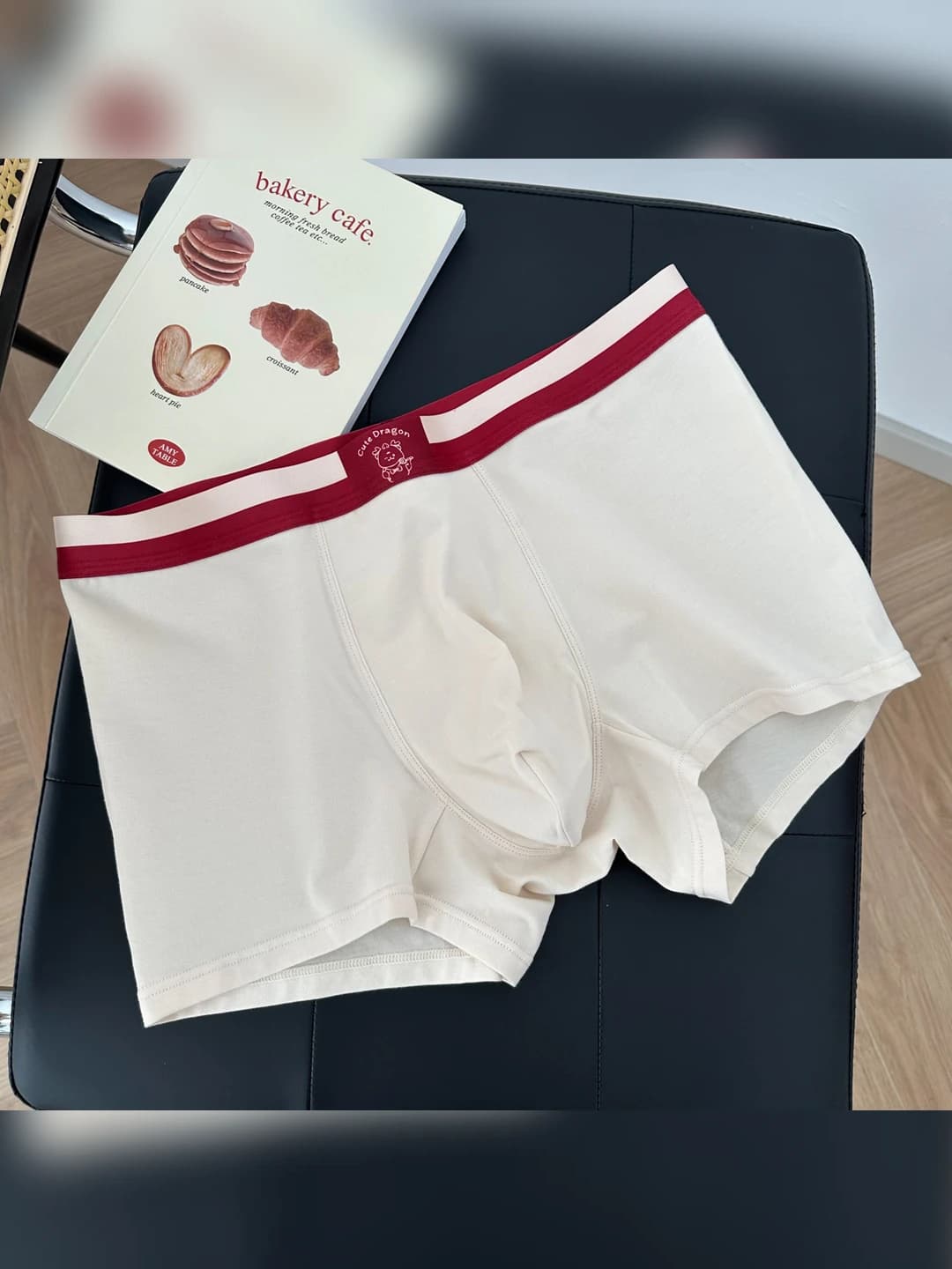 Men's pants 6215 Beige-apricot