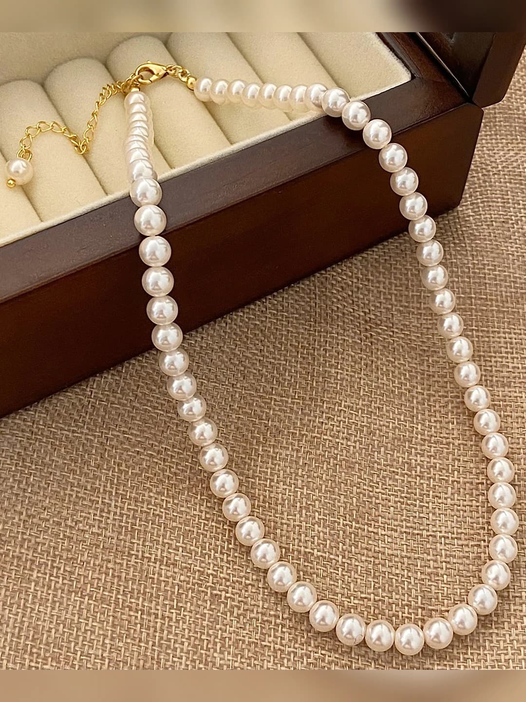 6mm Swarovski Pearl chain