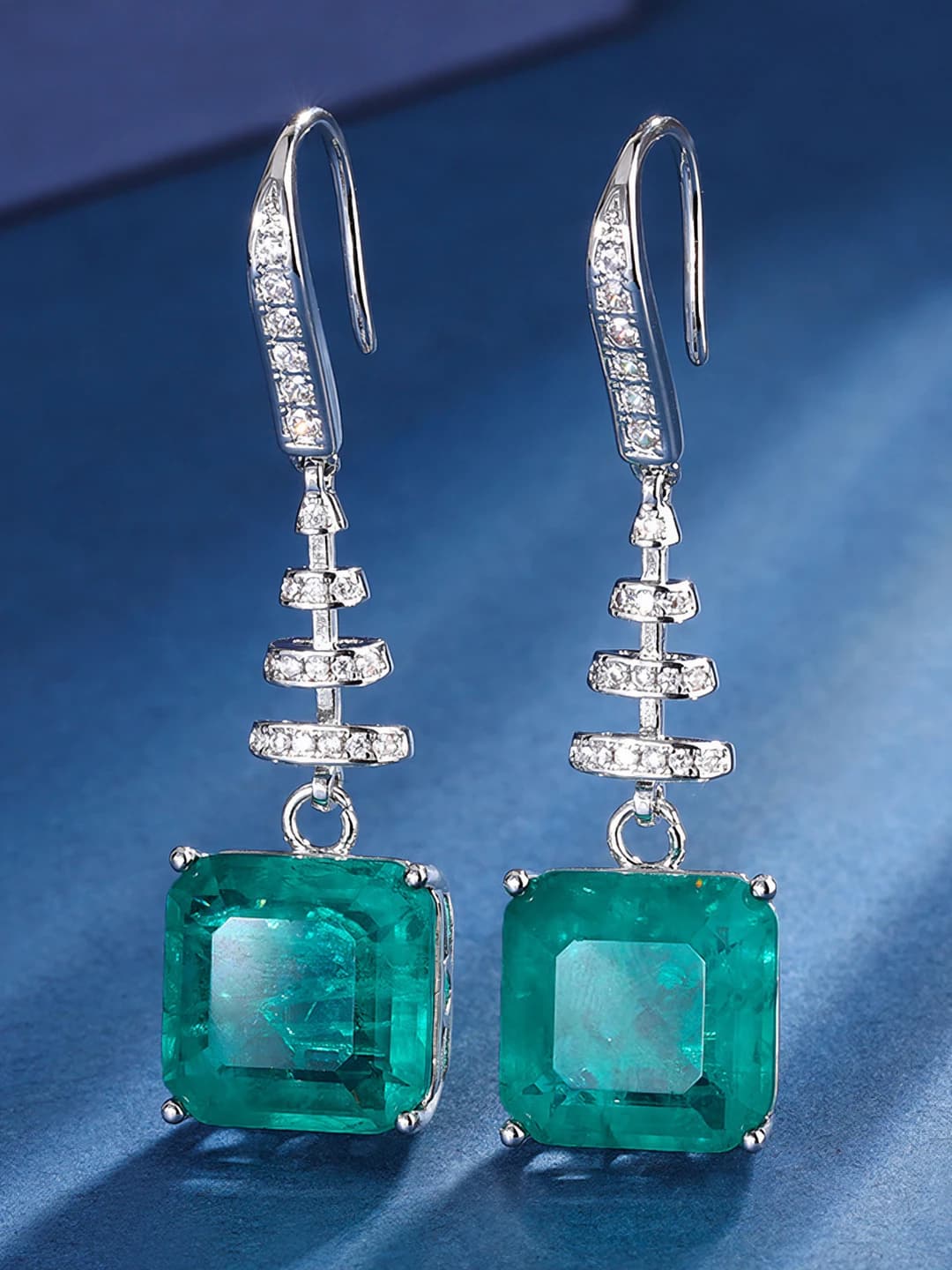 Emerald studs