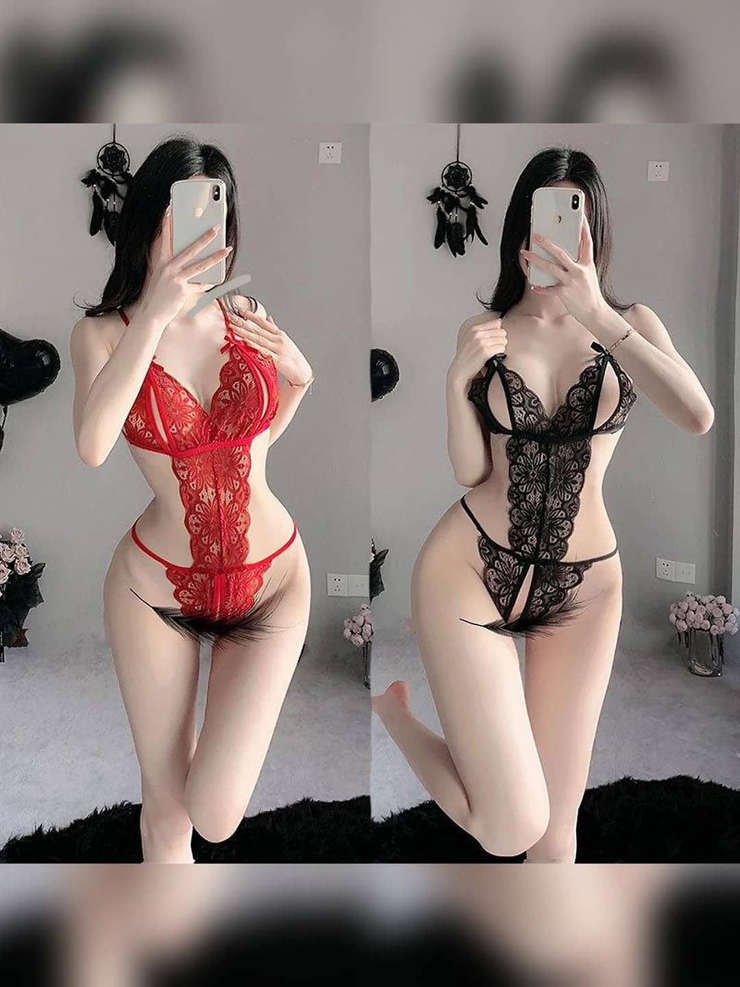 Red-black 2 pc