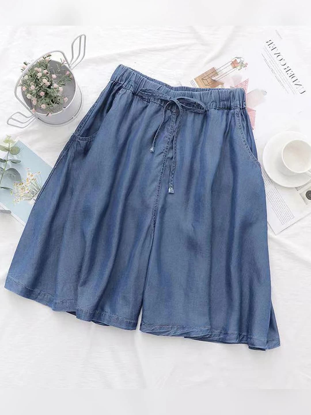 Dark blue culottes