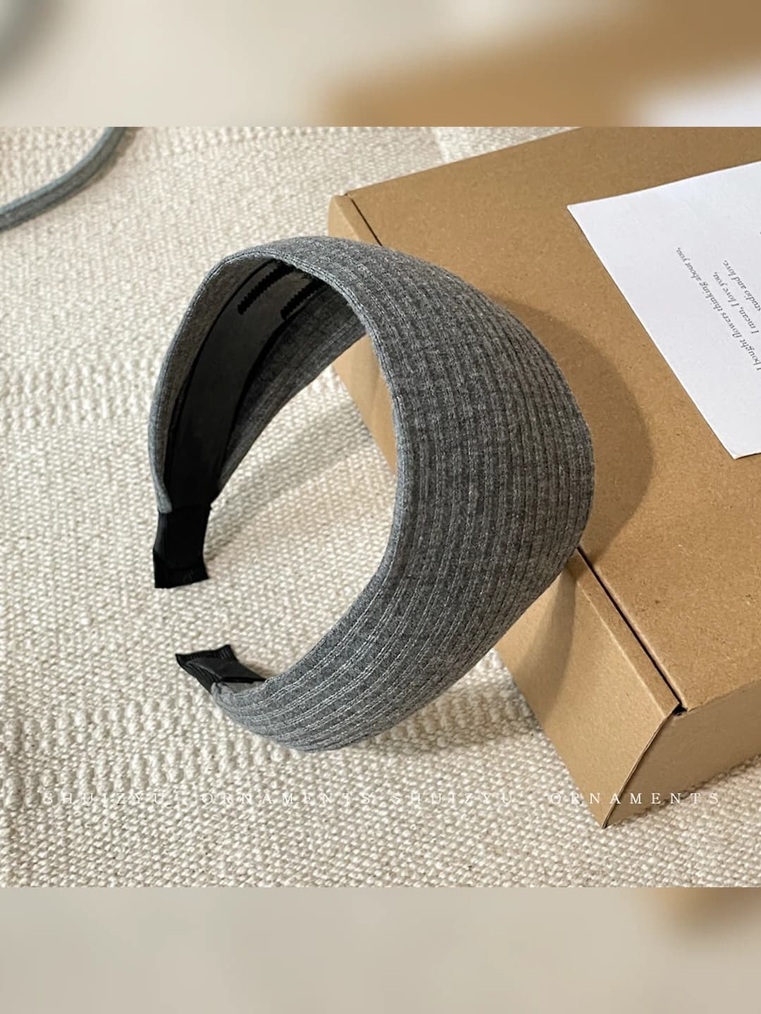 Dark grey, width 8 cm