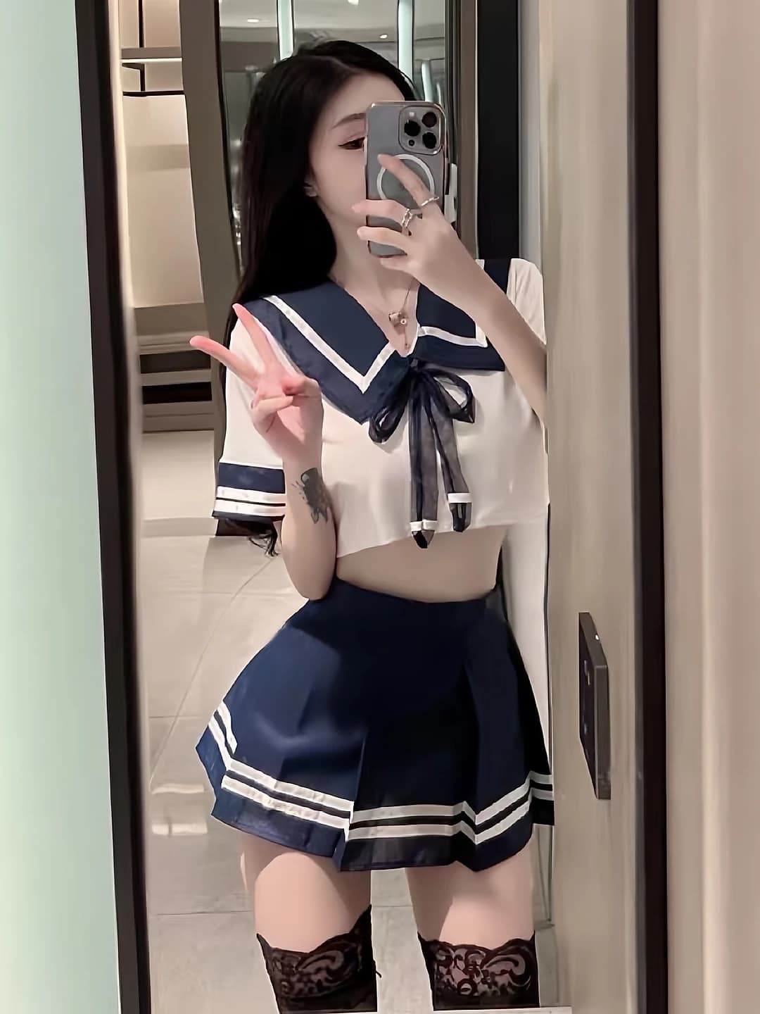 Jk uniform [Top + pleated skirt]