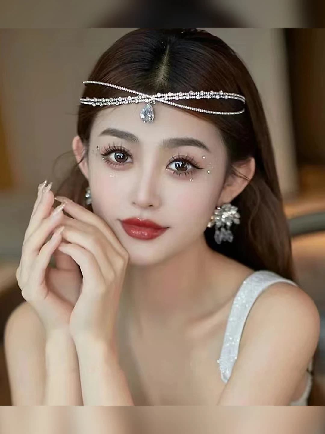 Silver headpiece 230905