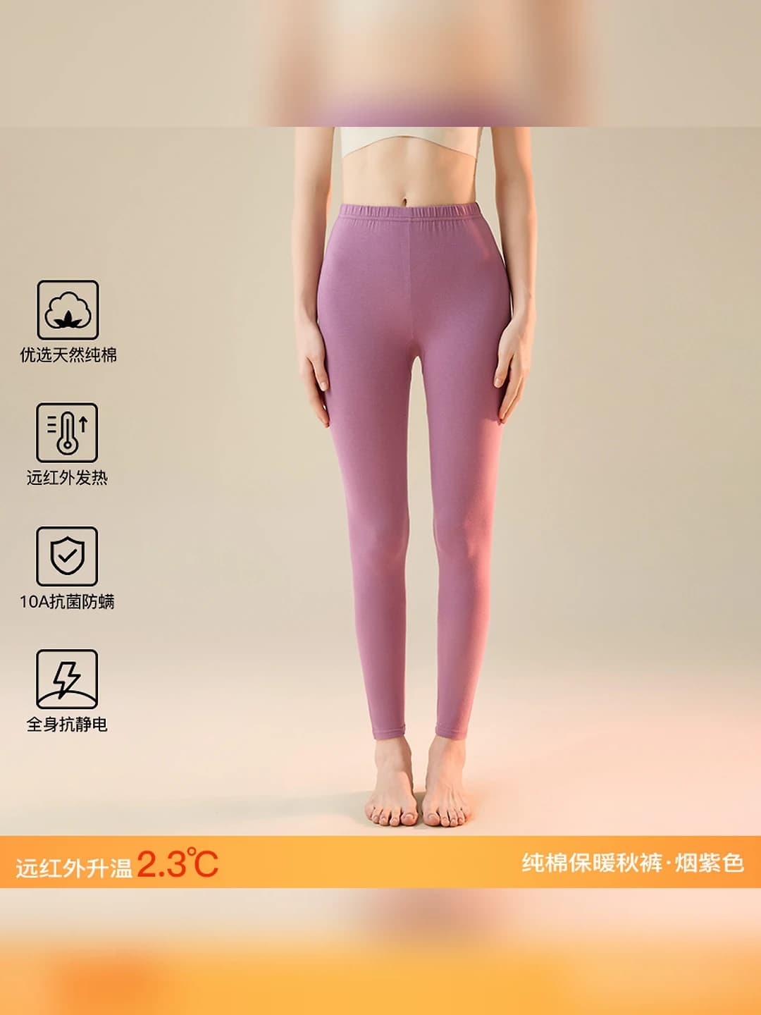 Smoky purple pants