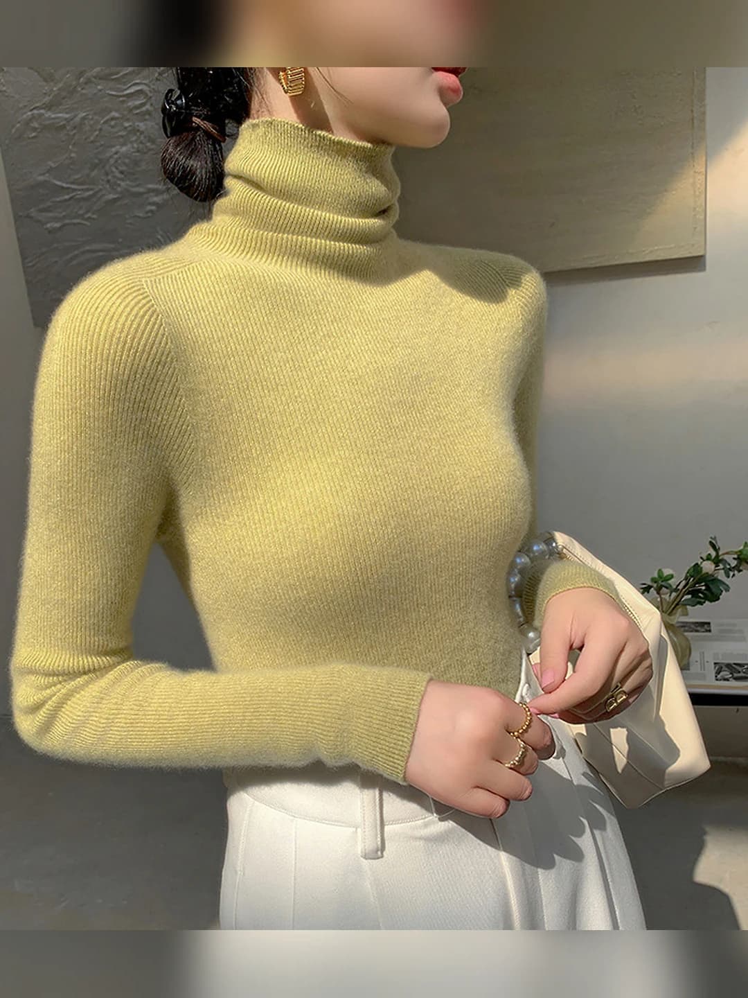 Cream yellow