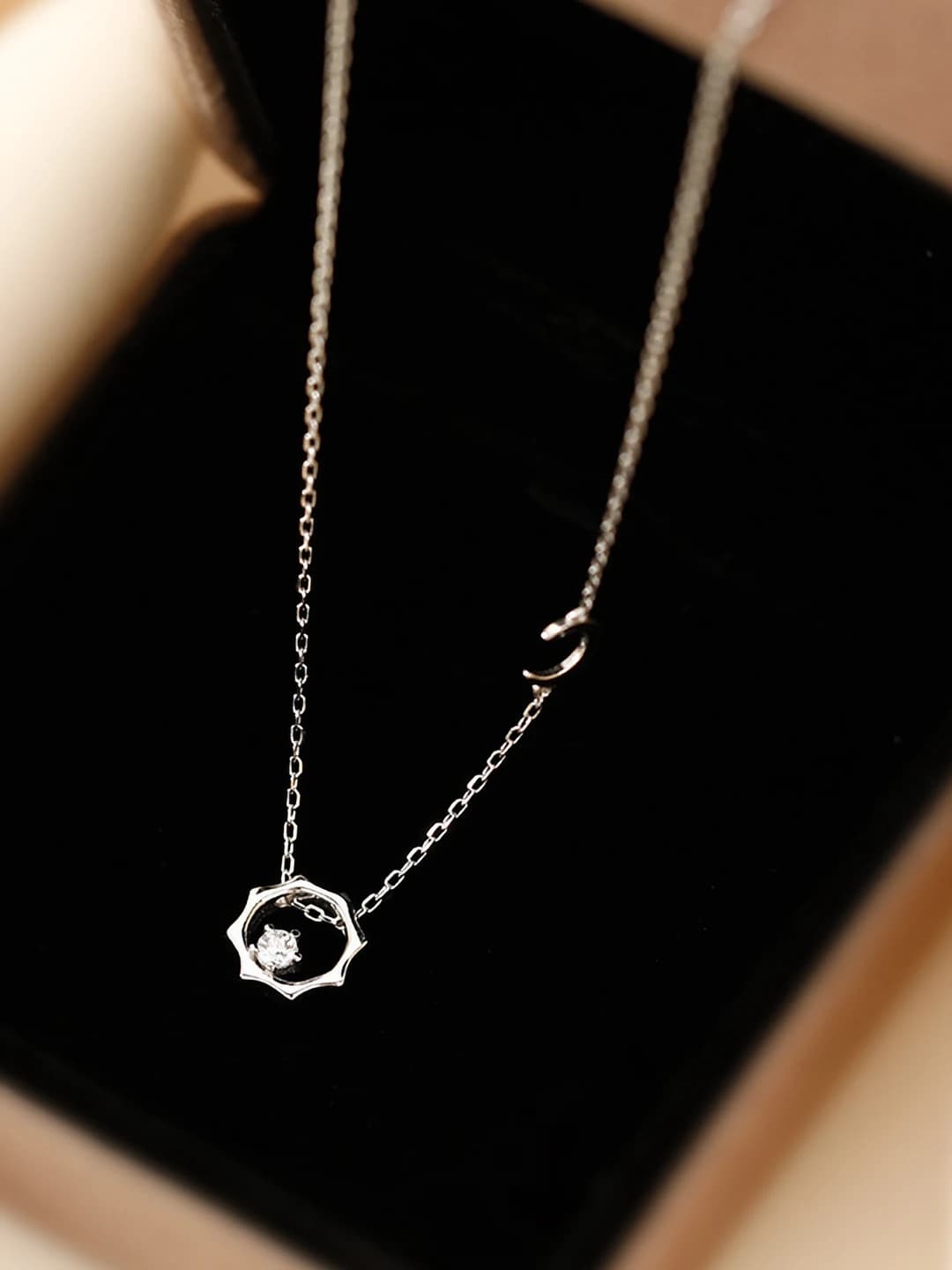 Sun and moon-silver
