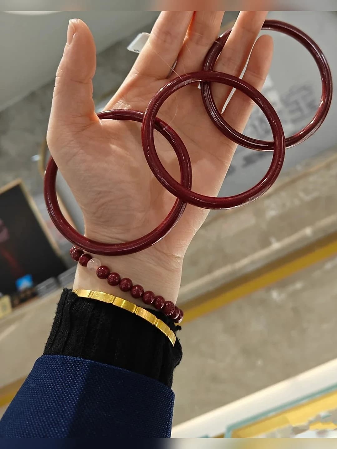 Cinnabar qizil, 1 dona