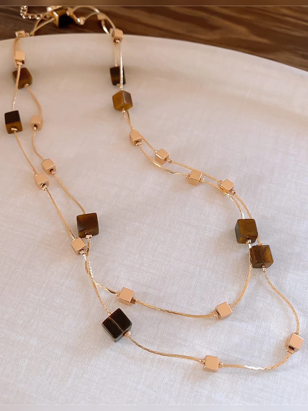 14# Necklace Gold Coffee