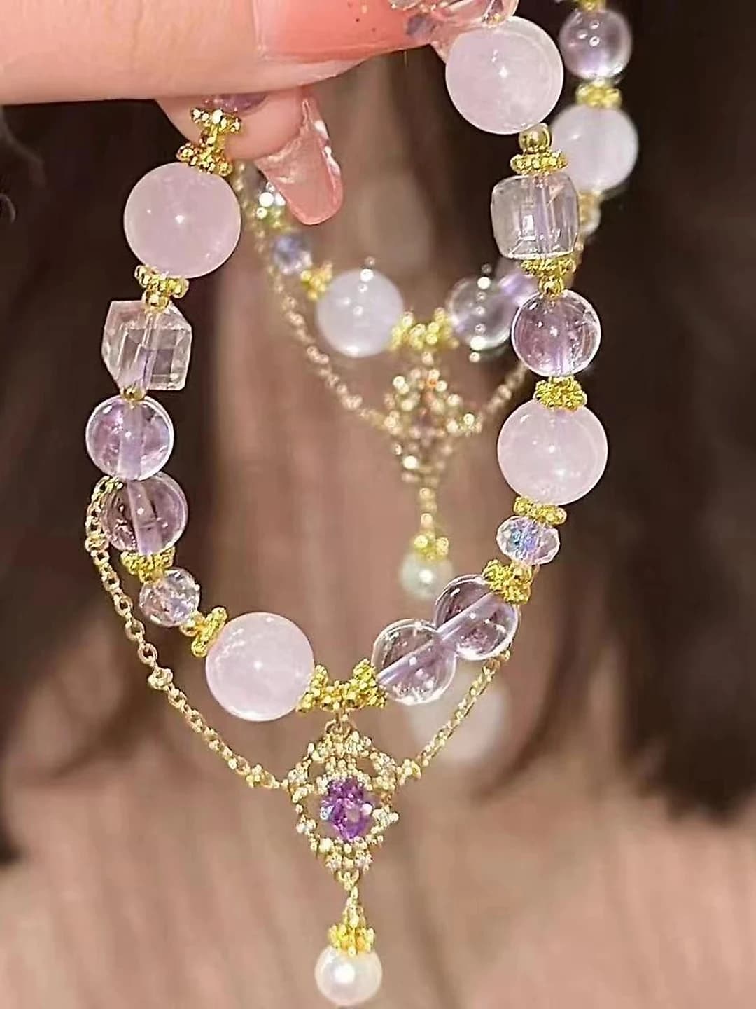 Purple bracelet