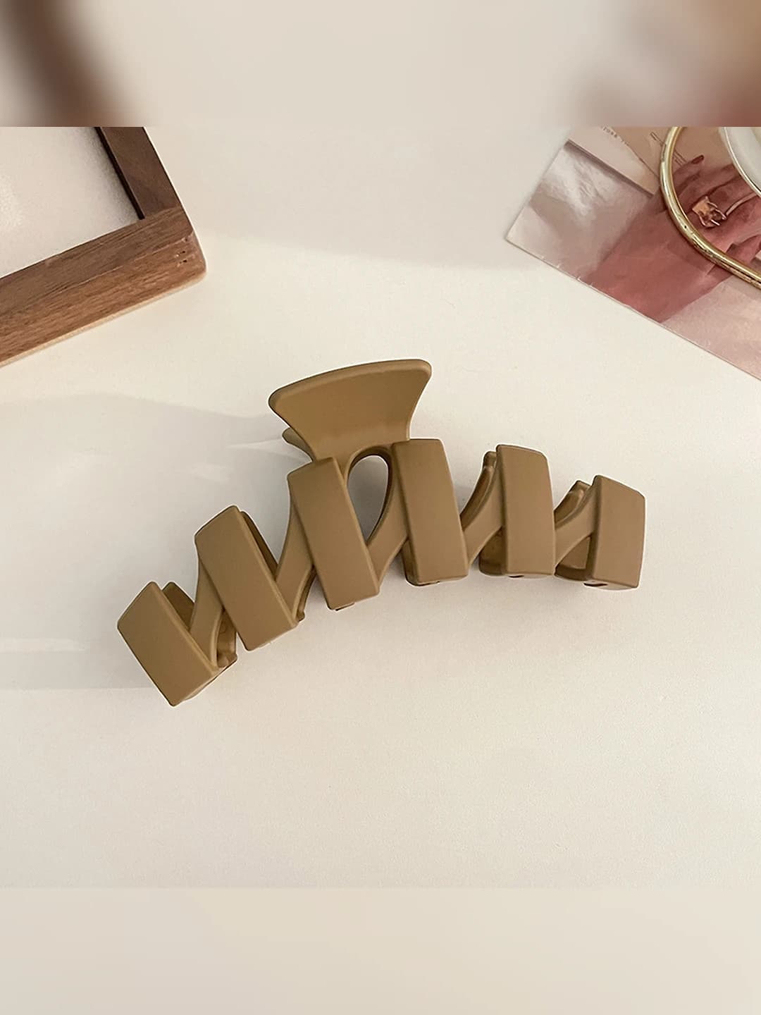 2#Нерегулярный кофейный зажим 11x4cm