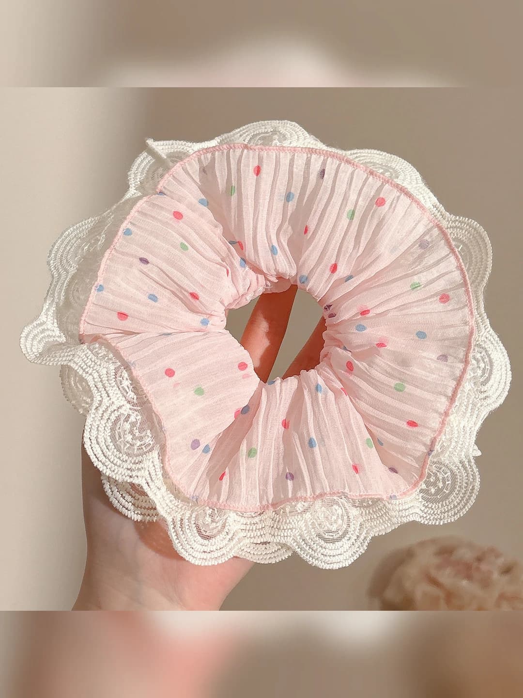 1# Pink lace 18 cm