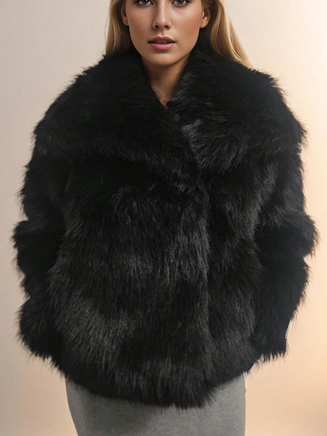 Black big collar