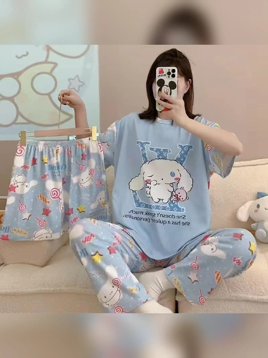 3-piece - Cloud lollipop