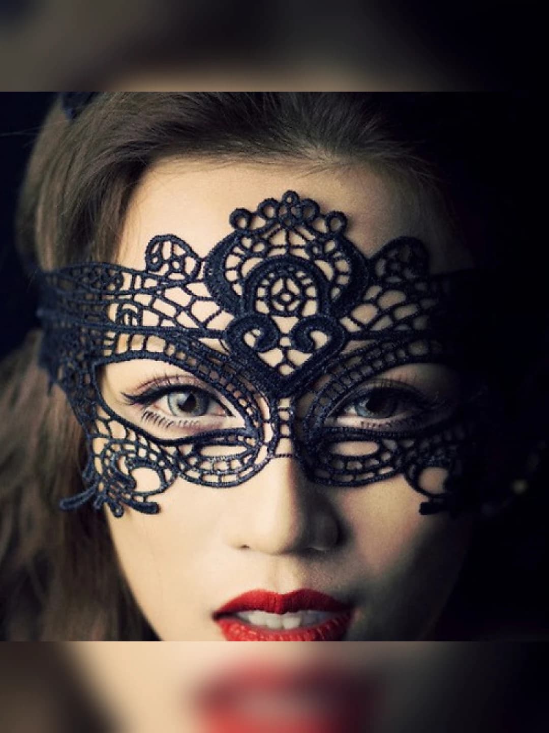 Lace eye mask