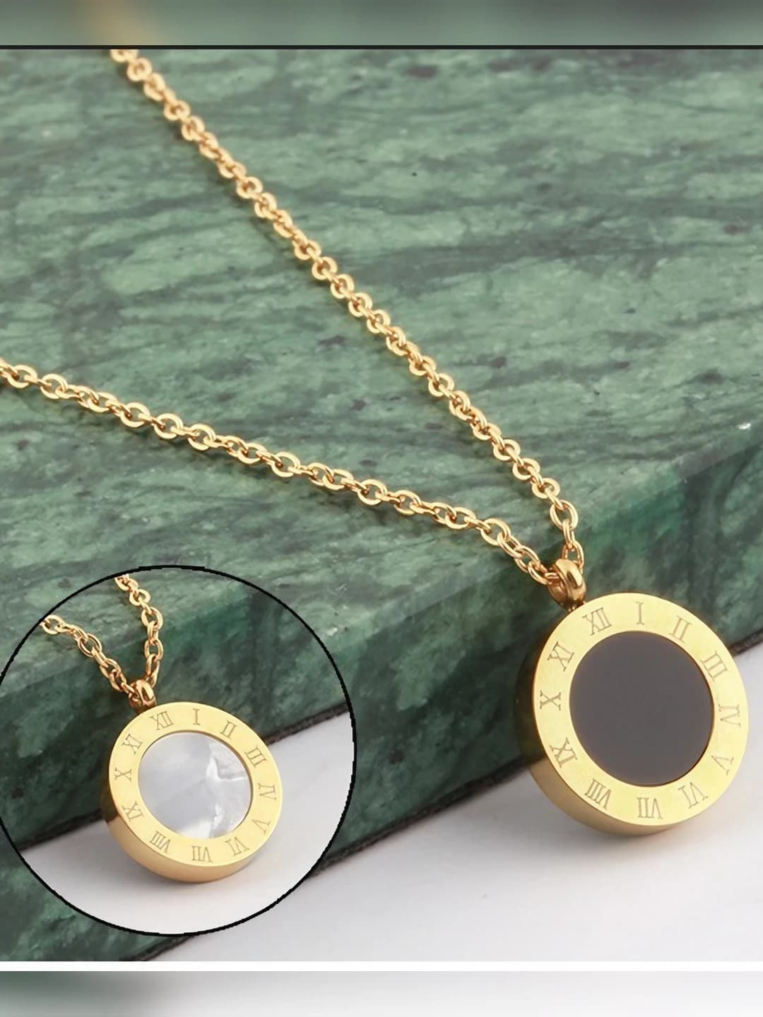 8954-Gold, white-black double-sided