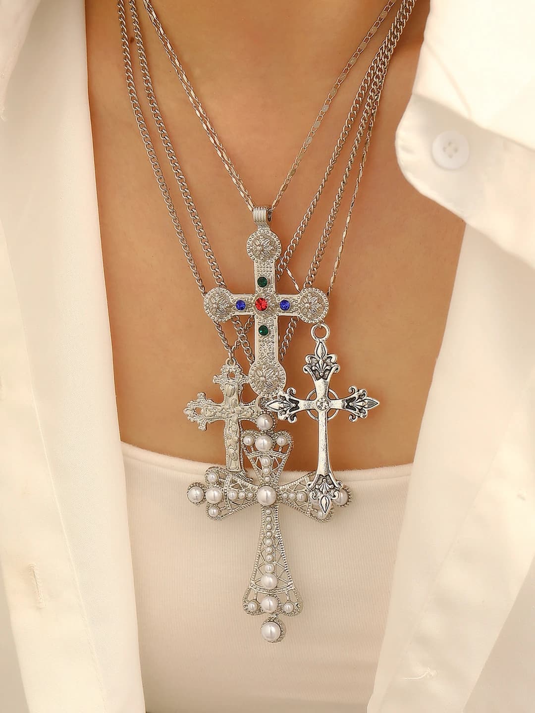 White K 1365 (4 necklaces)