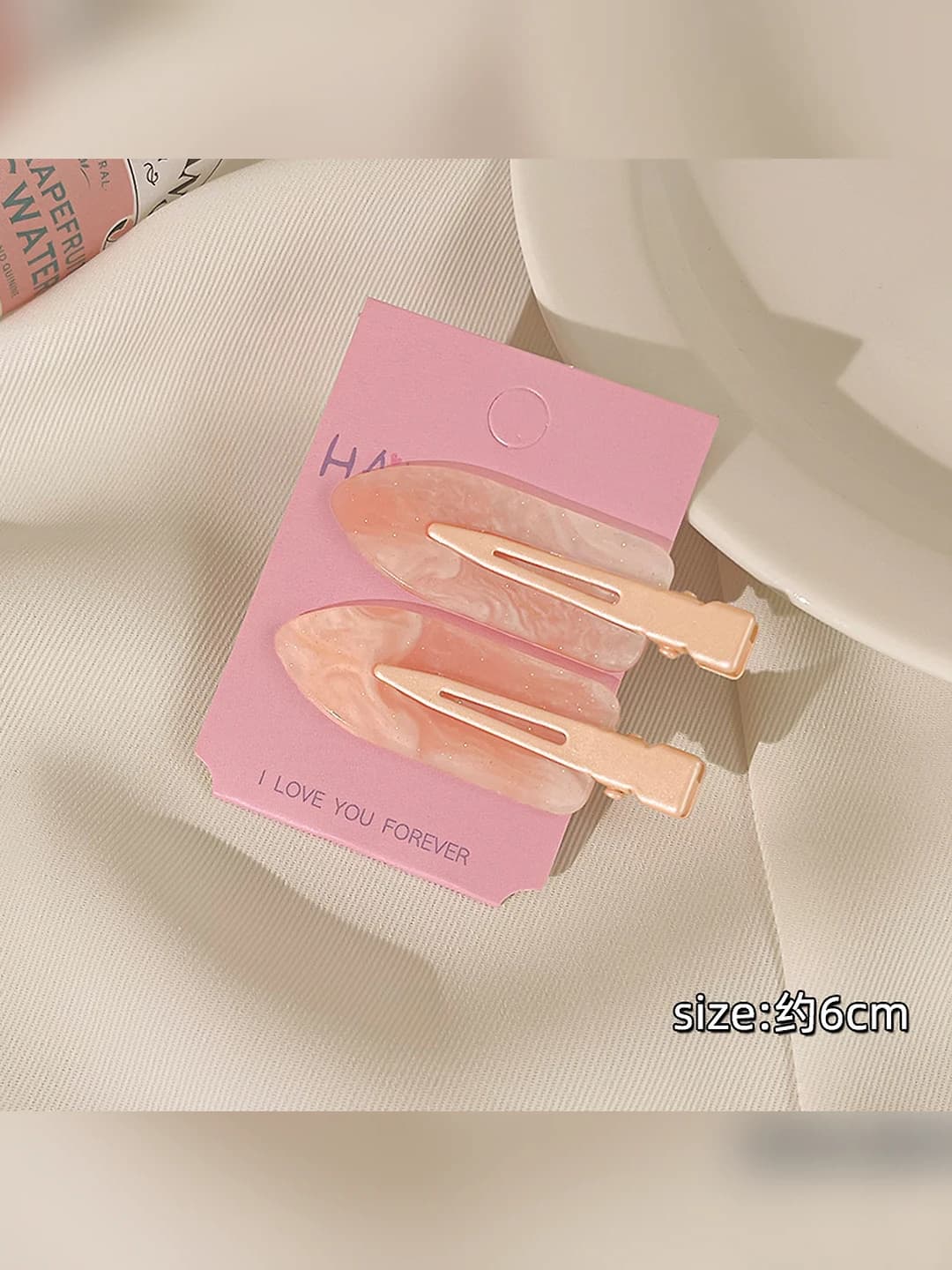 8# Apelsin-pushti 2 dona - 6.5 cm