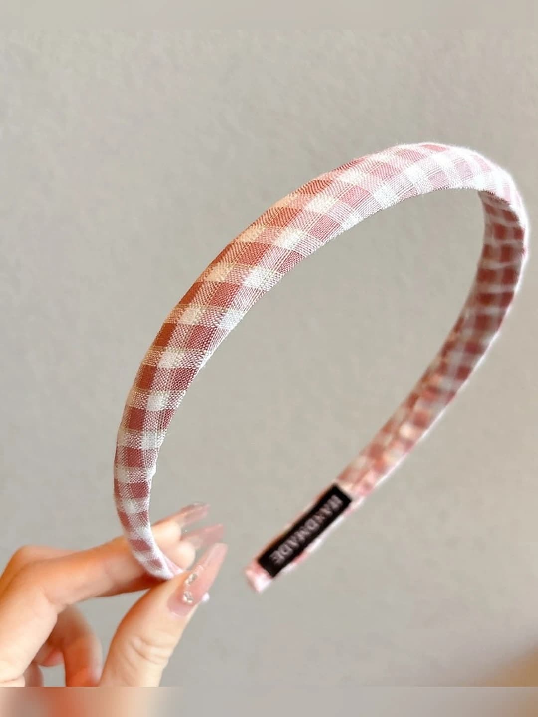 1# Pink plaid