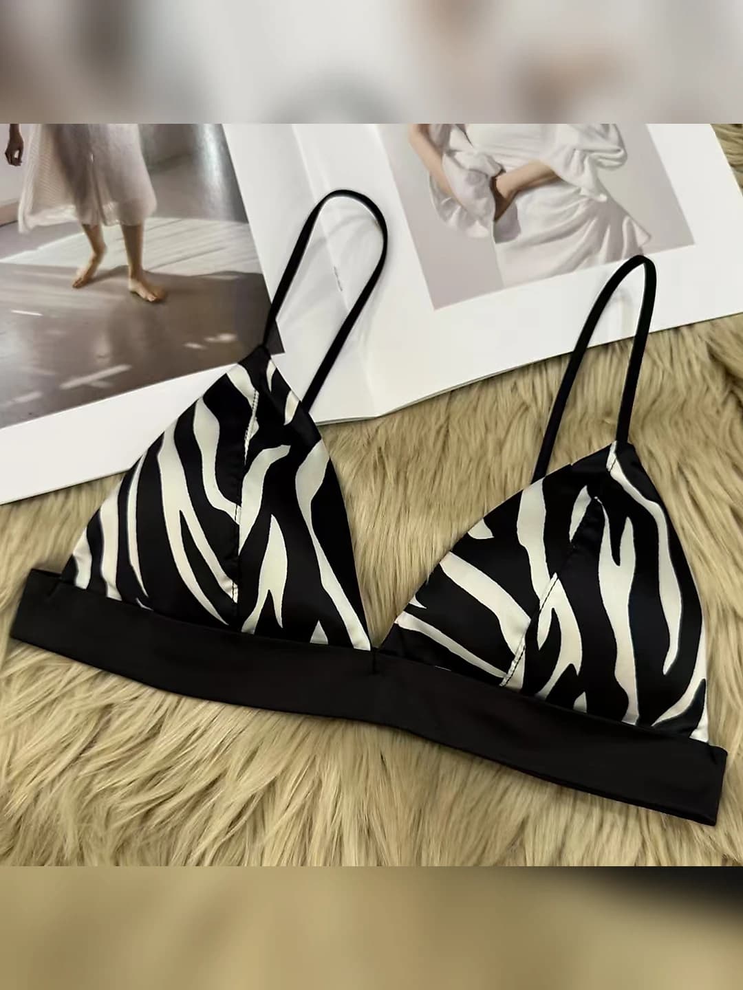 Zebra naqshli print
