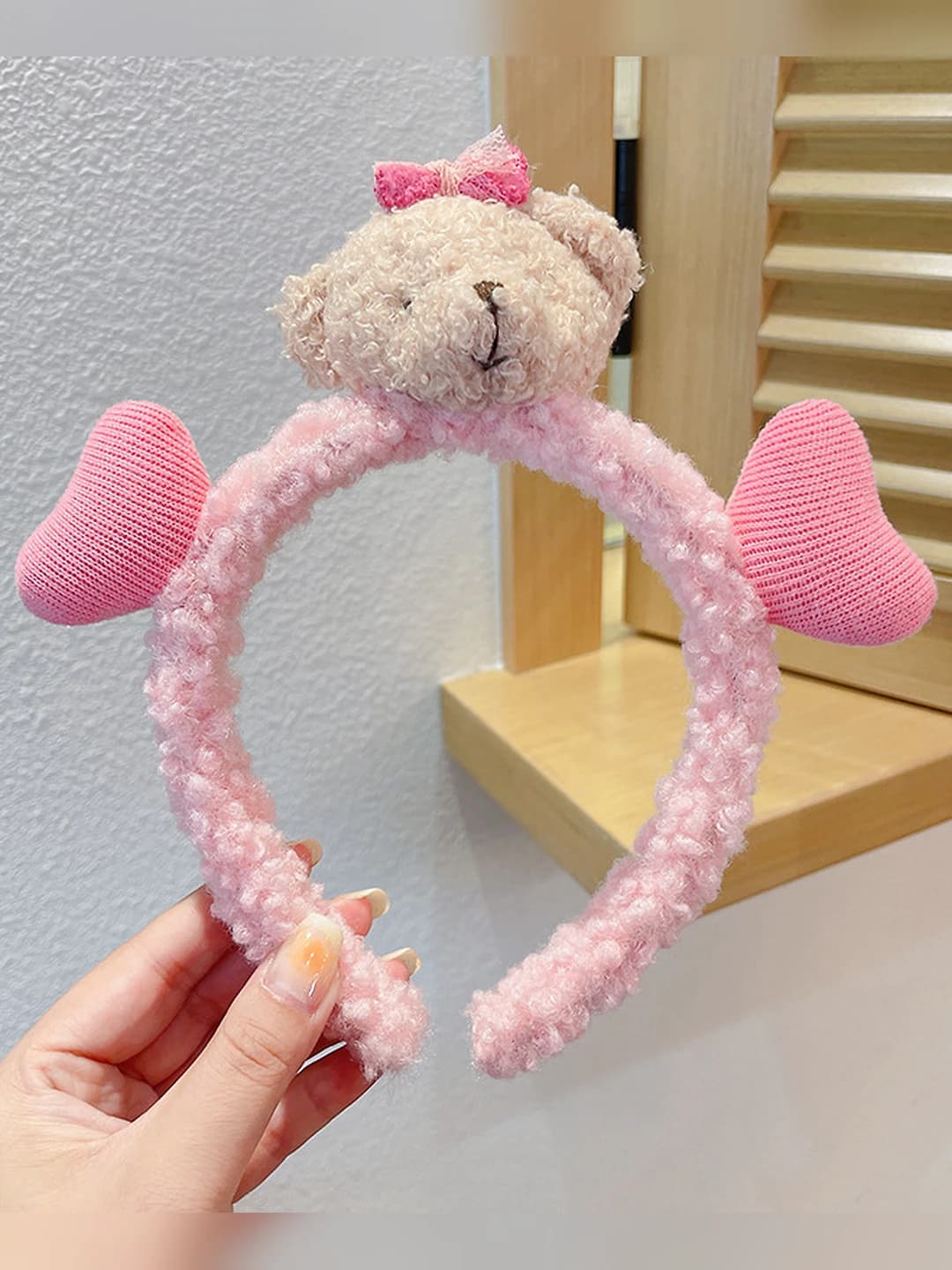 Pink, heart, bear