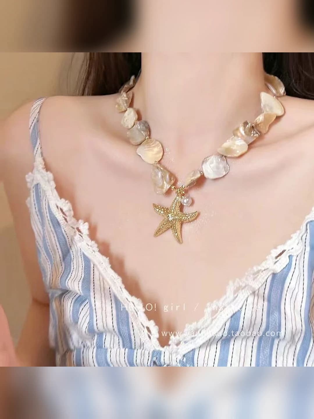 Gold, sea star