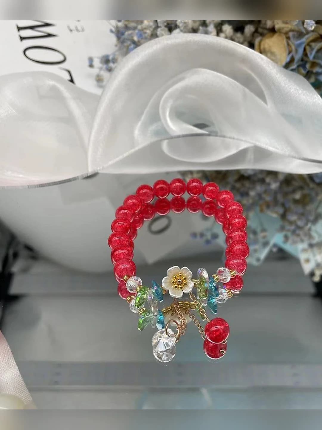 Red floral
