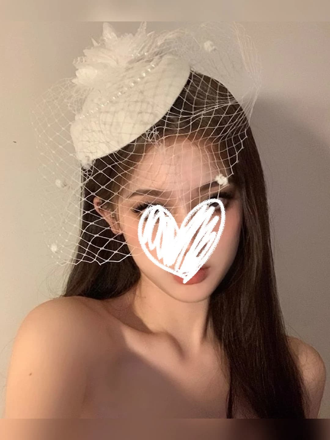 Women's hair clips and combs in retro style: with mesh, pearl and veil, for qipao and festive dresses