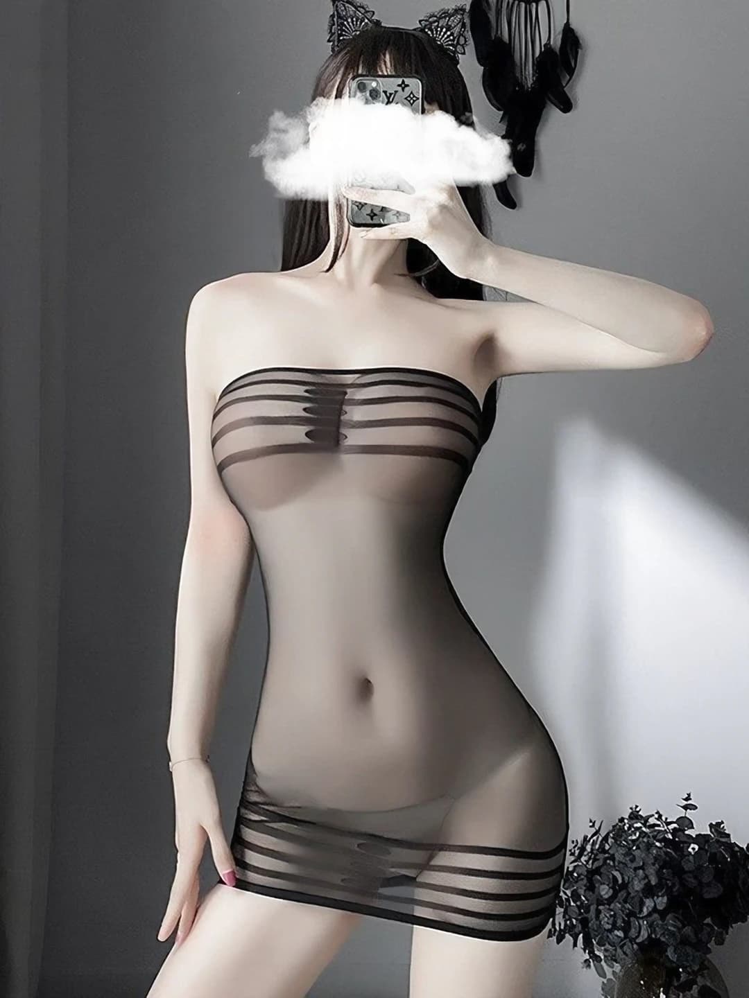 Black, one size (40-70 kg)