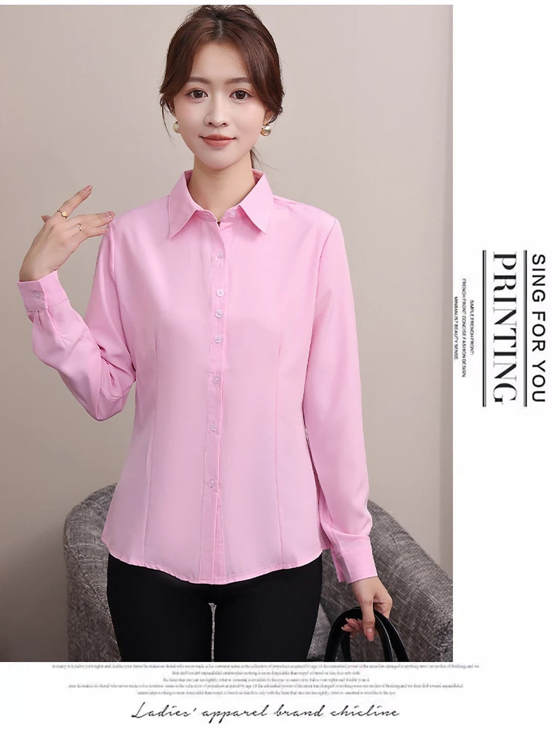 0.5" thin strap, pink, 1 pc