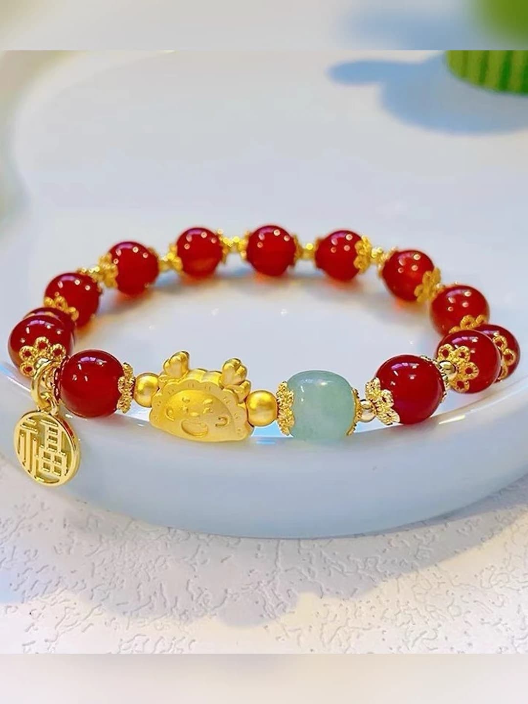 Dragon dumpling bracelet [red]