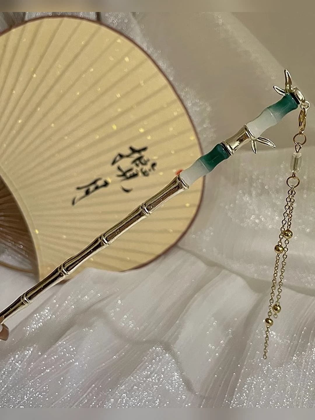 9# Bamboo tassel gold (bagged)