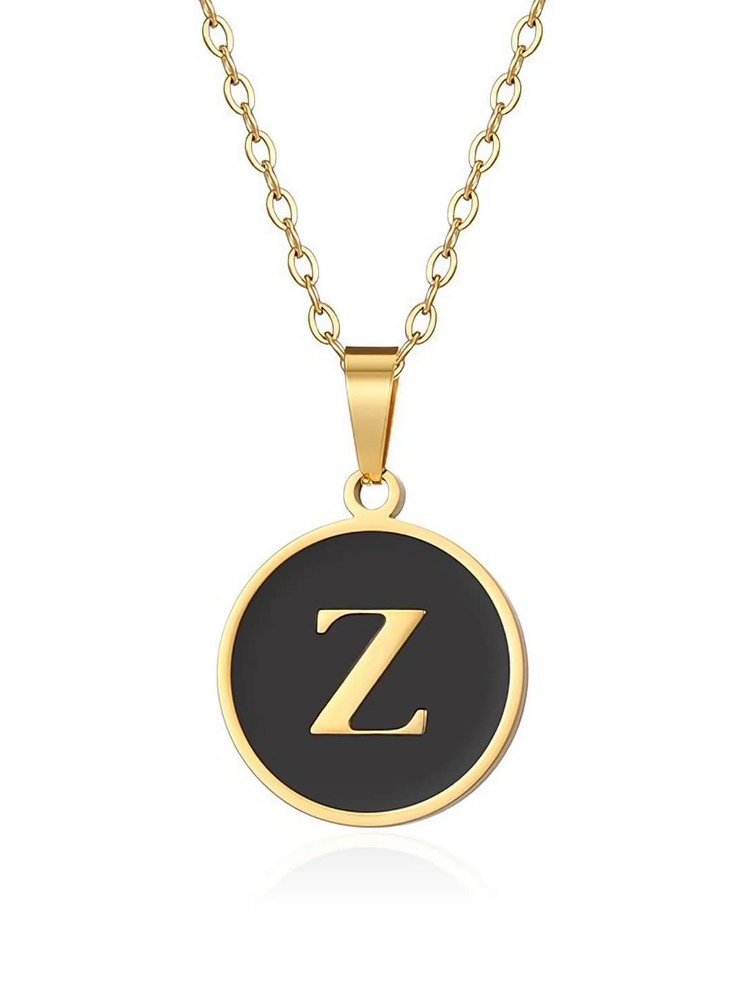 Gold letter Z