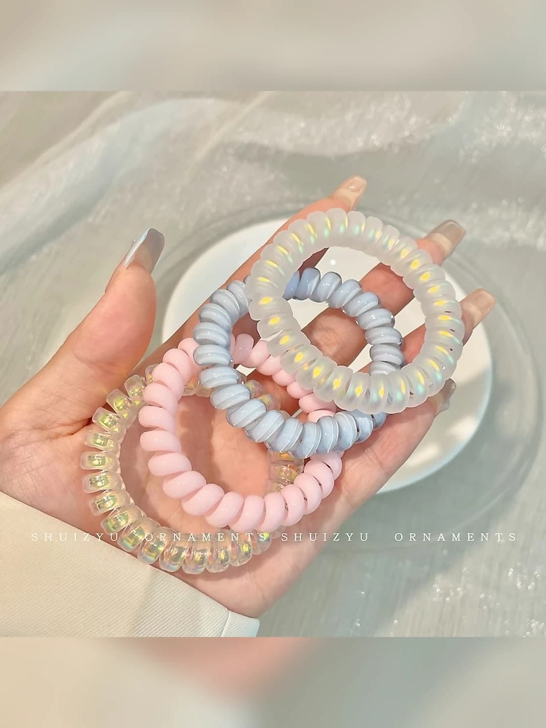 15# blue-pink 4-piece set