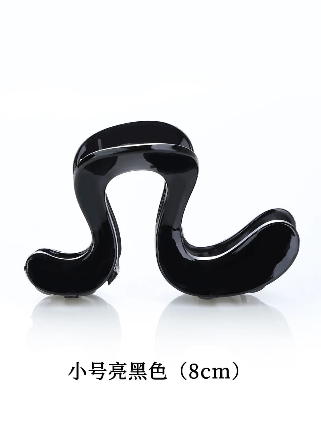 1# Glossy black clip