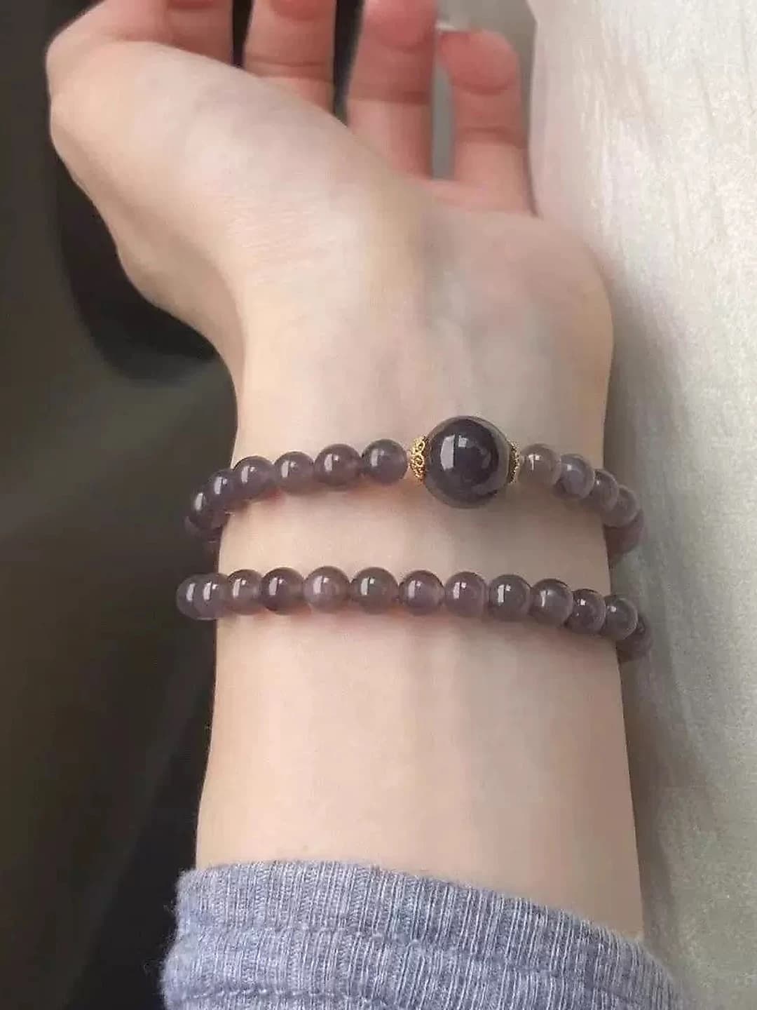 Smoky purple-grey