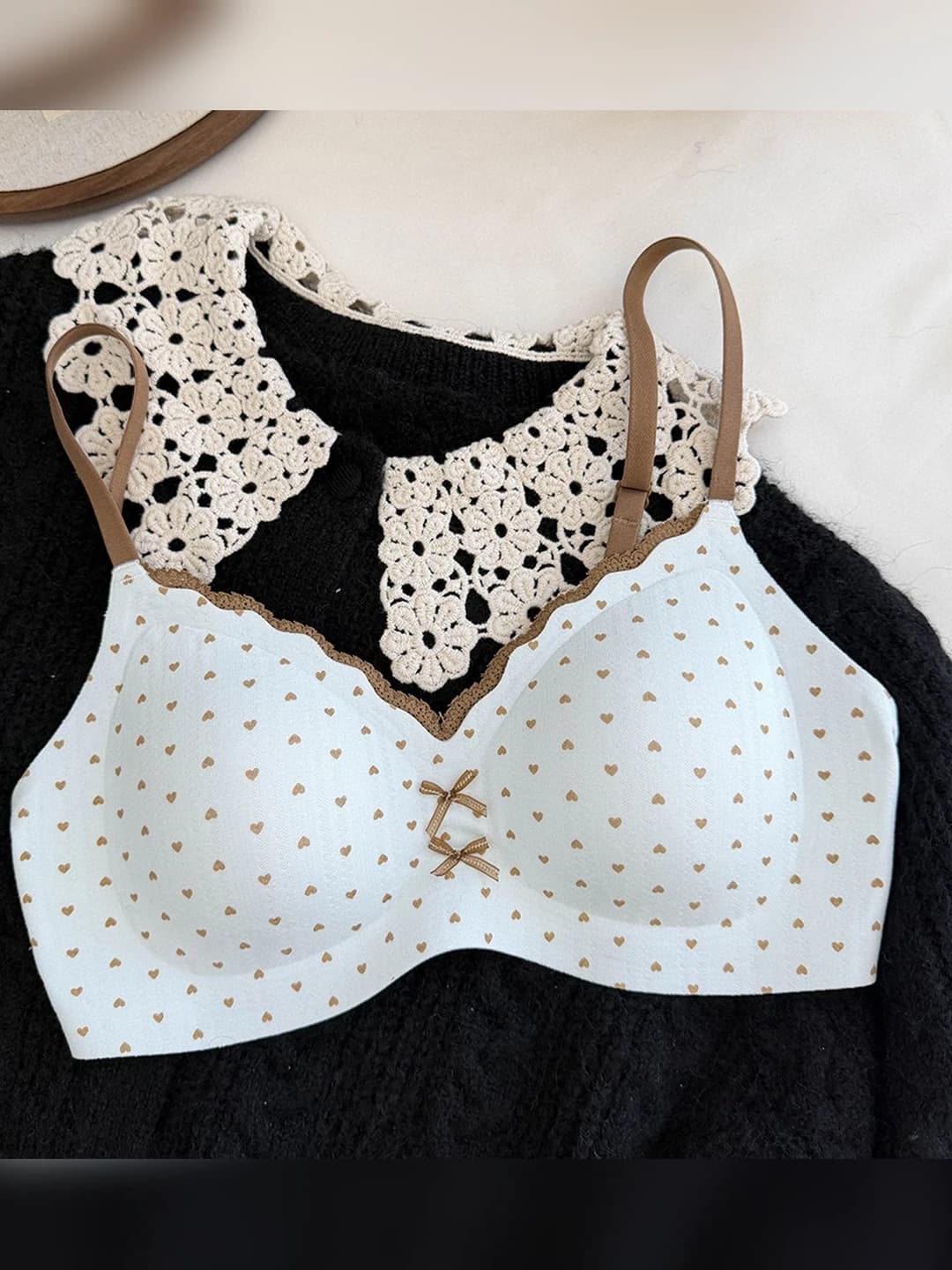 White-blue hearts