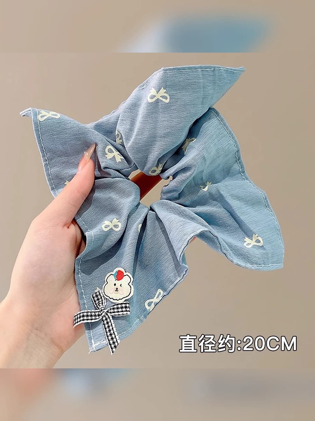 12# Blue ribbon and square