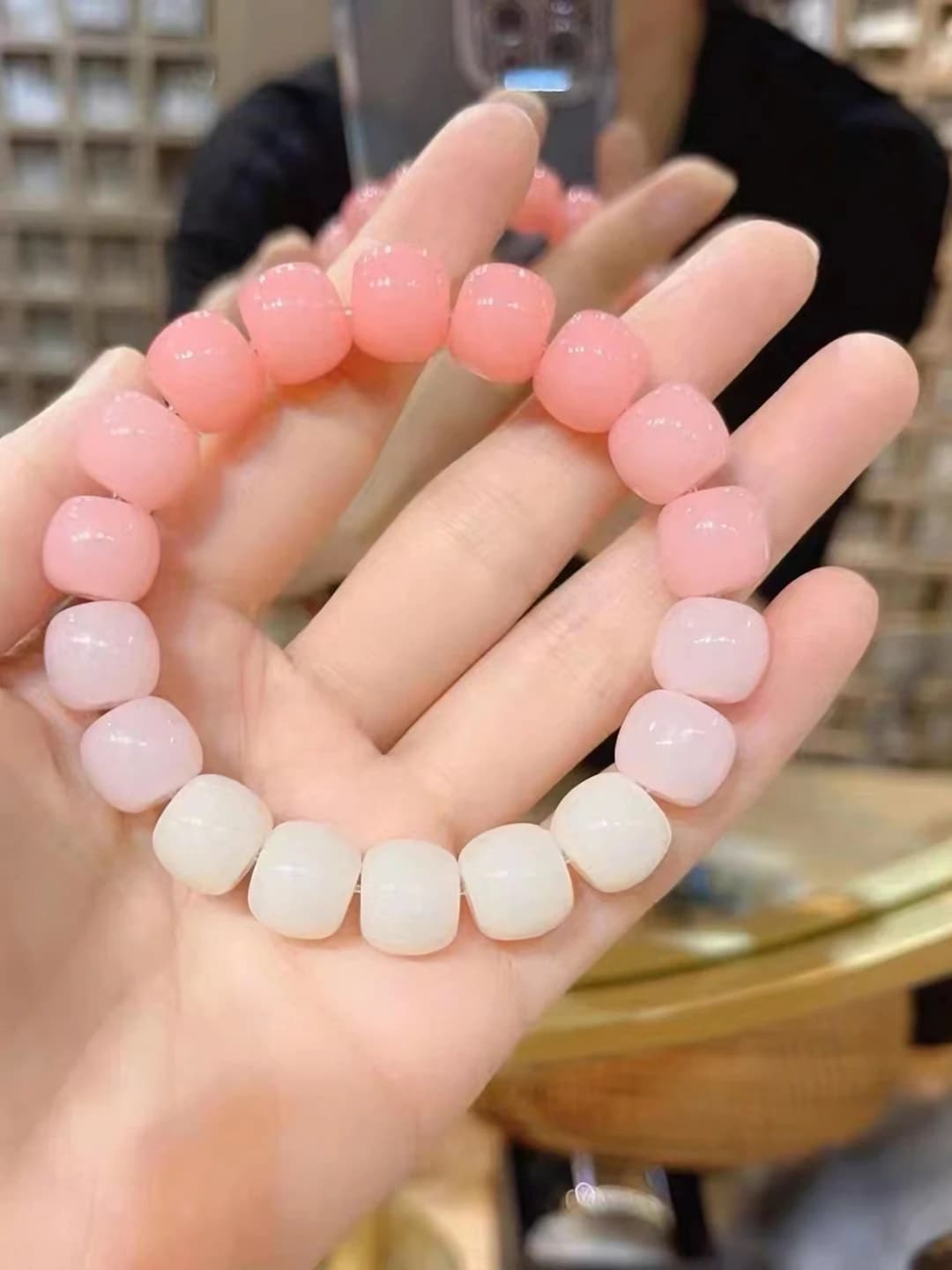 Peach pink, gradient
