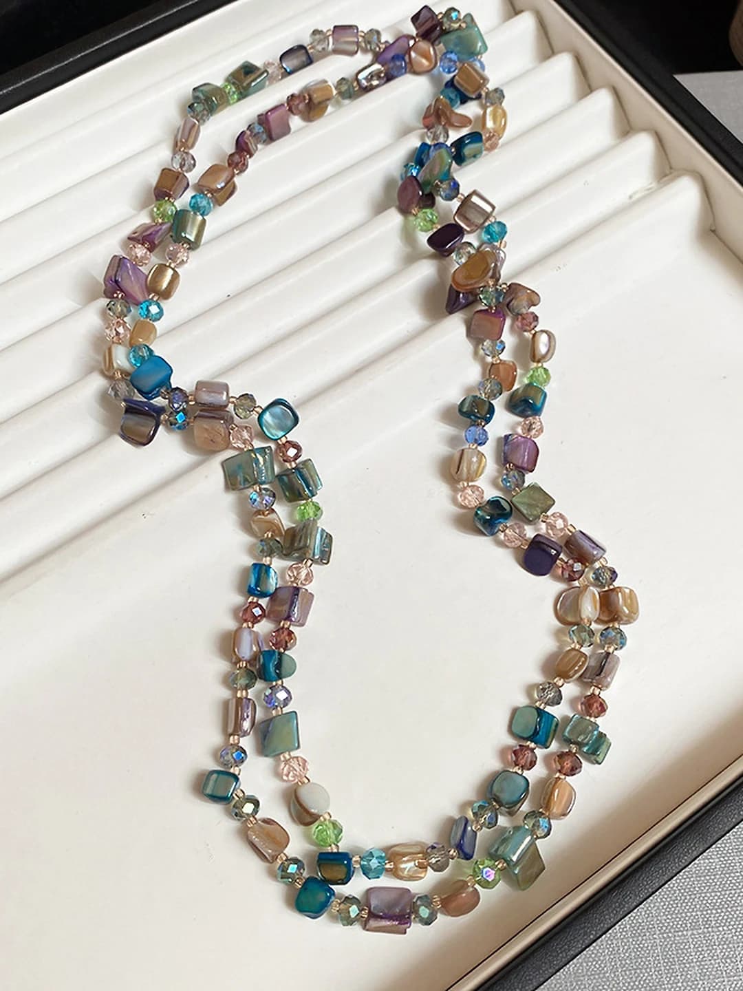 49# chain - blue-irregular