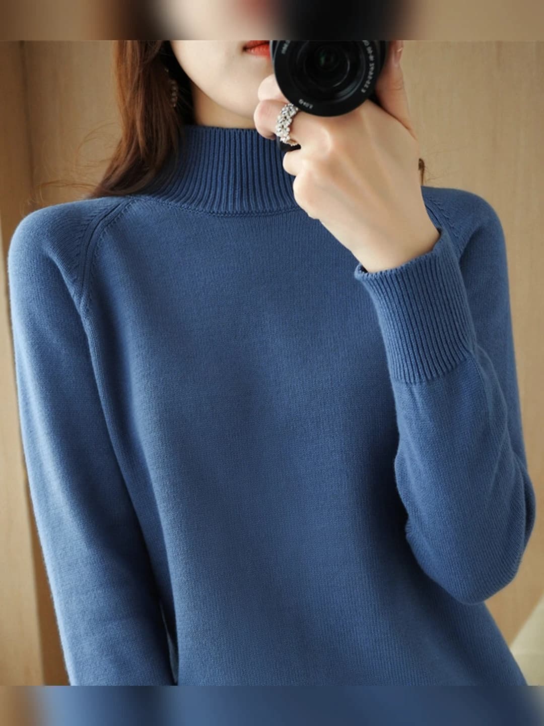 Hazy blue