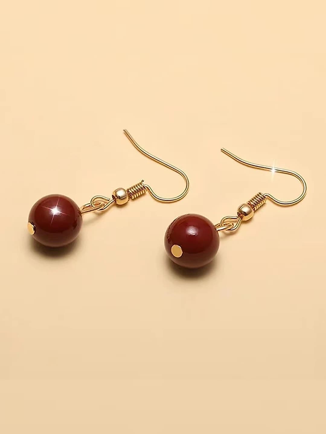 Glass earrings
