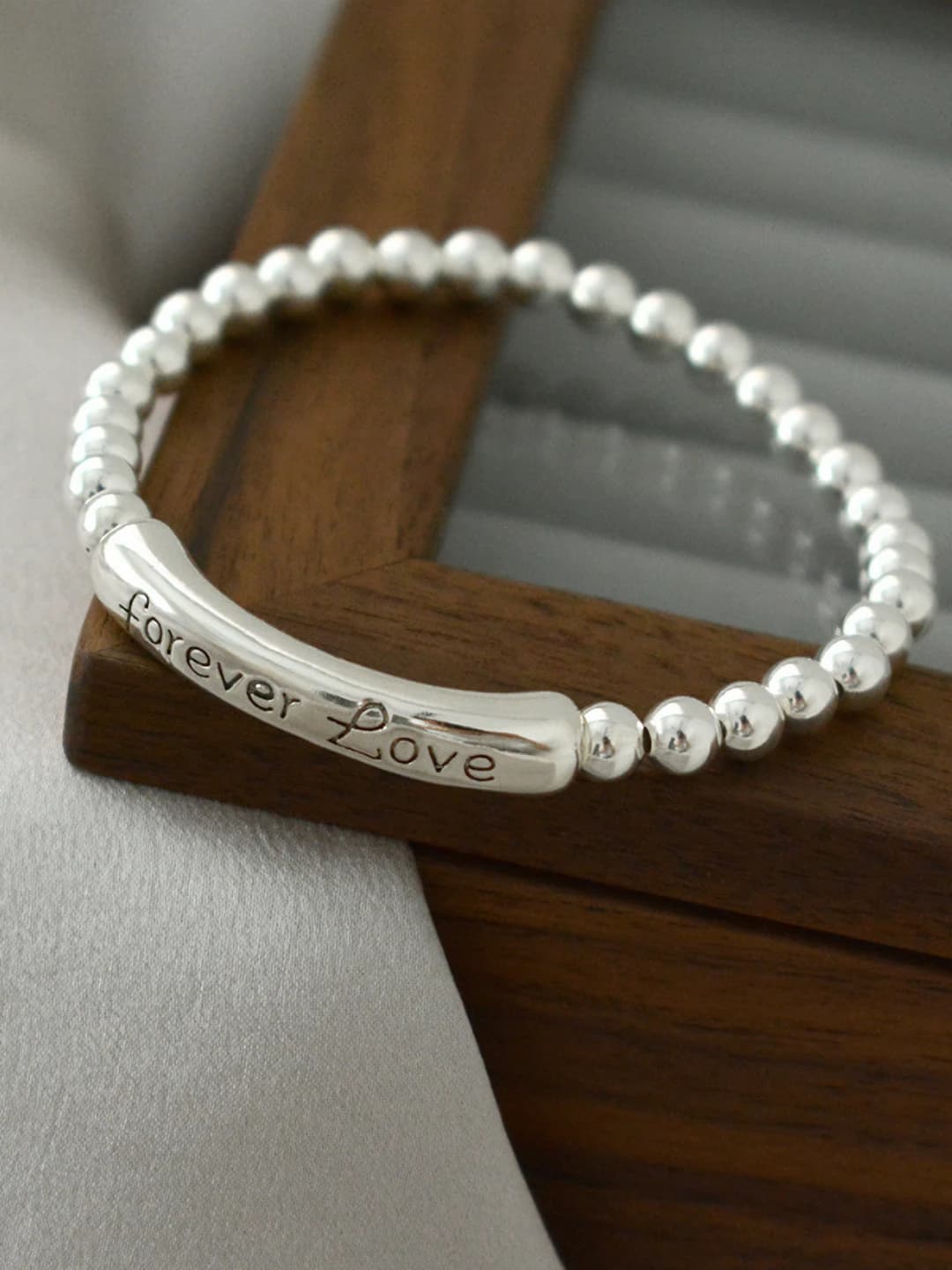 Women's Korean style geometric ring copper chain bracelet, summer new arrival