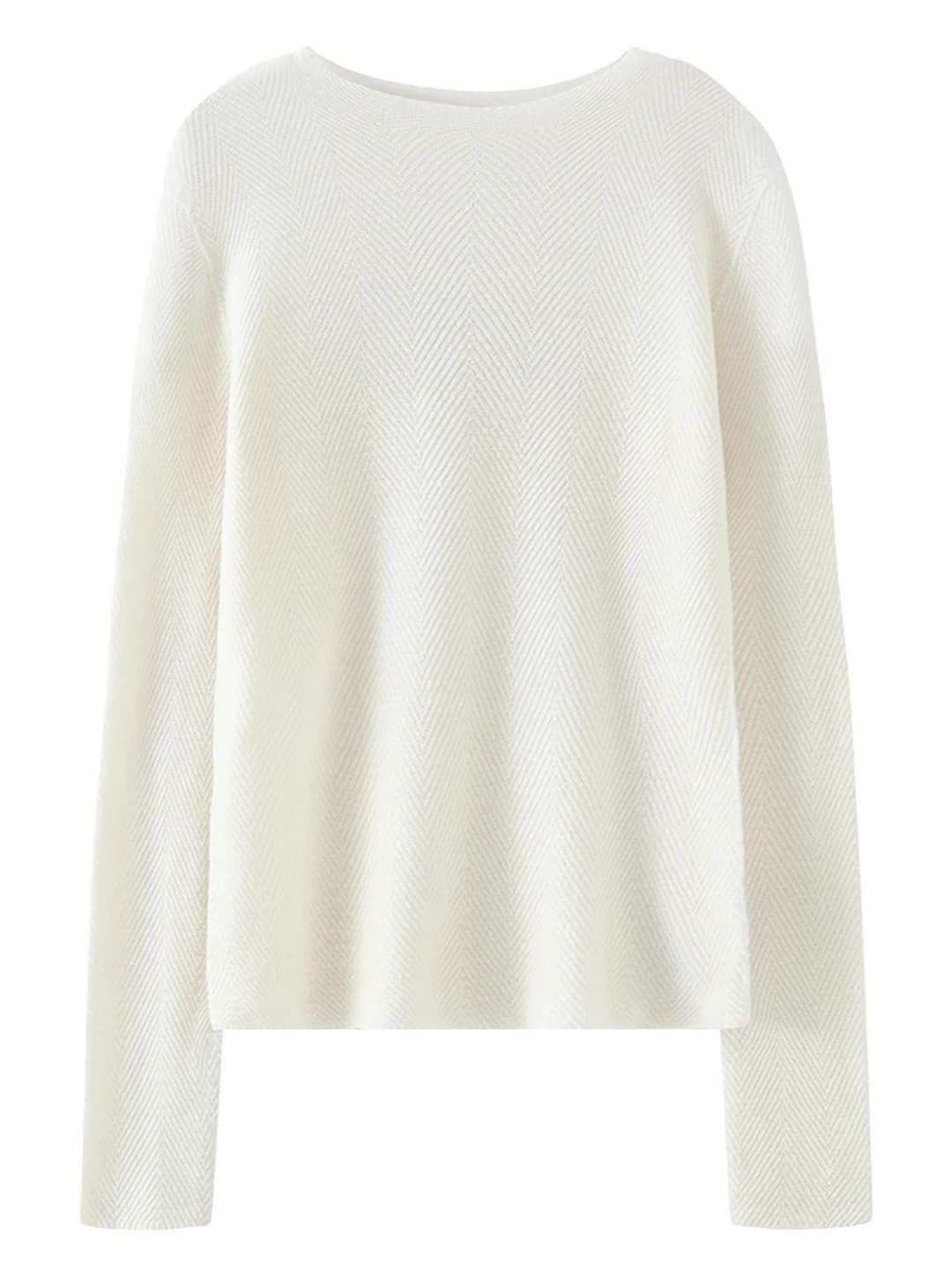 Women's 95% wool long-sleeve sweater for spring-summer