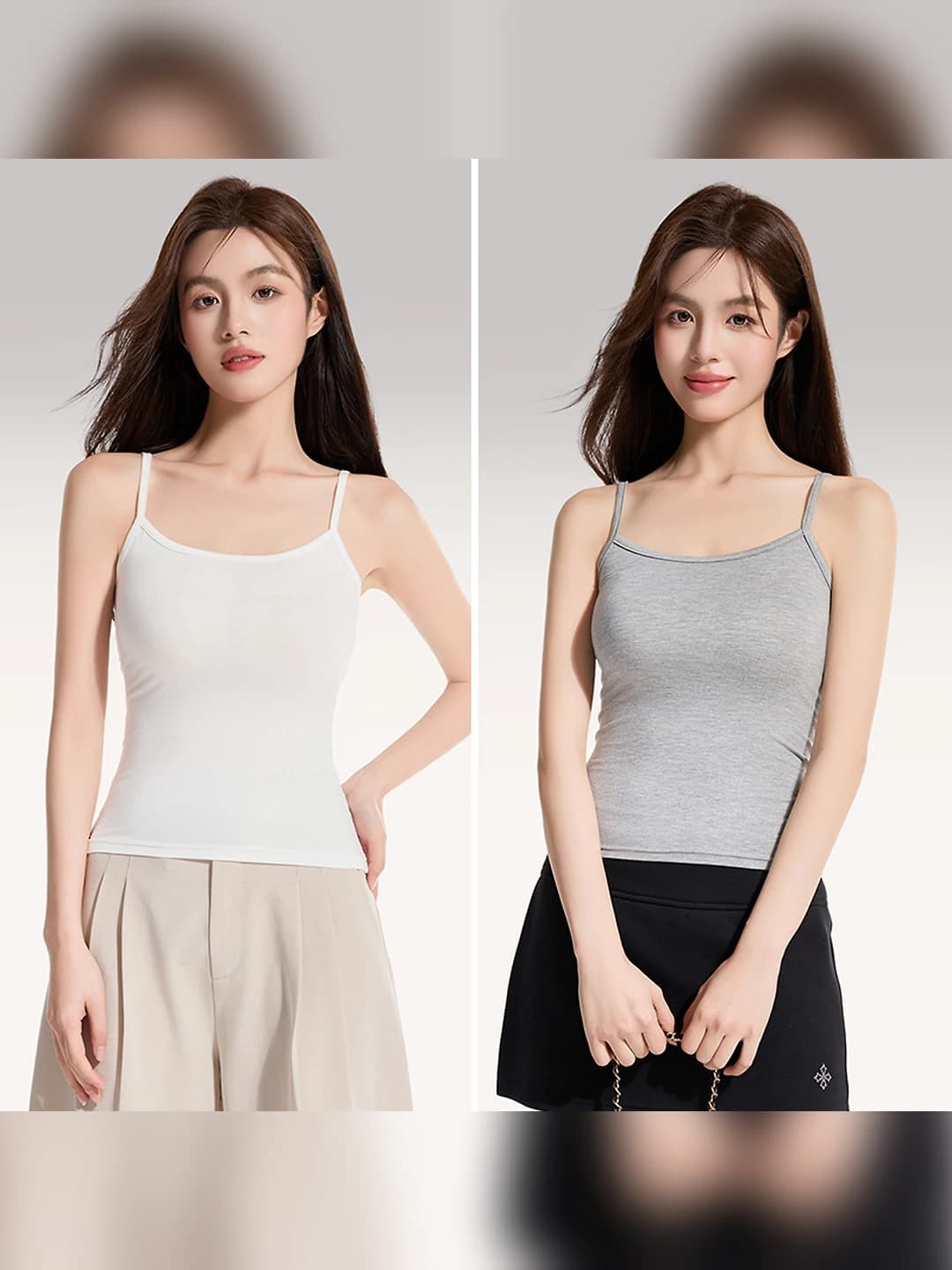 White + Light grey, 2 pcs